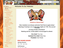 Tablet Screenshot of bellcountyvolunteerfiredept.com